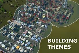 city skylines map themes